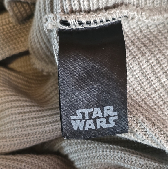 SOLD Star Wars Musterbrand Rebel Alliance Wrap Sweater Unisex Size XL Gray Knit - Picture 14 of 15